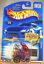 2002 Hot Wheels #125 HYPER MITE Purple w/White HW Tampo Thailand Variation w/5sp - £5.89 GBP