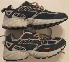 NIKE Max Air 2003 Trail Running Shoes Sneakers Blue Gray 030305 Mens Size 13 - £46.53 GBP