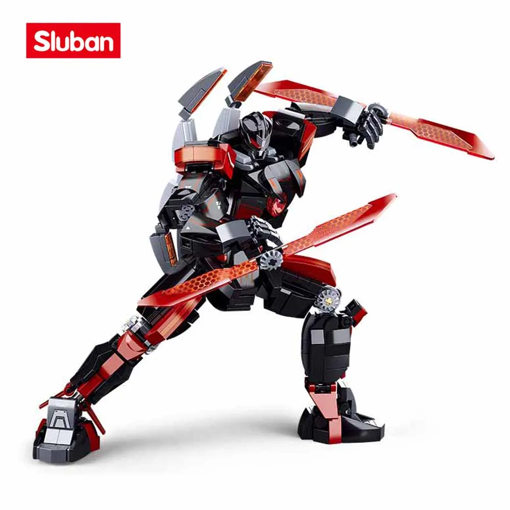 S robot series b1120 dark wander 585pcs bricks mechanical armor compatbile with leading thumb200