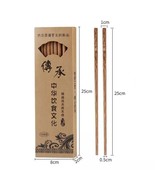 10 Pairs Of Red Sandalwood Chopsticks Household Wax And Lacquer-free Sol... - $18.80