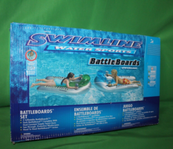 Swimline Water Sports Inflatable Battle Boards Pool Floats With Water Squirters - £46.97 GBP