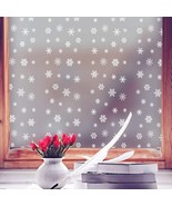 Window Film Snowflake Frosted Glass Film Self-Adhesive Opaque Privacy Pr... - £14.07 GBP
