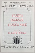 Joseph Dearest Joseph Mine SATB Piano Oboe Sheet Music By Eugene Butler ... - £3.82 GBP