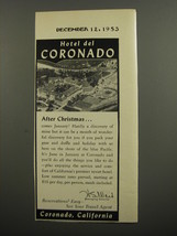 1953 Hotel del Coronado Ad - After Christmas - £14.78 GBP