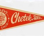 Keithley&#39;s Gift Shop Paper Banner Chetek Wisconsin Fishing  - $27.72