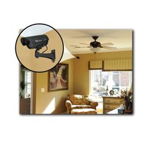 Dummy Security Camera Fake 5 Inch IR Flashing Light  Surveillance CCTV I... - $19.79