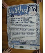 Ozzy Osbourne Korn Timbuktu Damn Wolfmother Hultsshed Affiche 2007 - $3,304.04 MXN