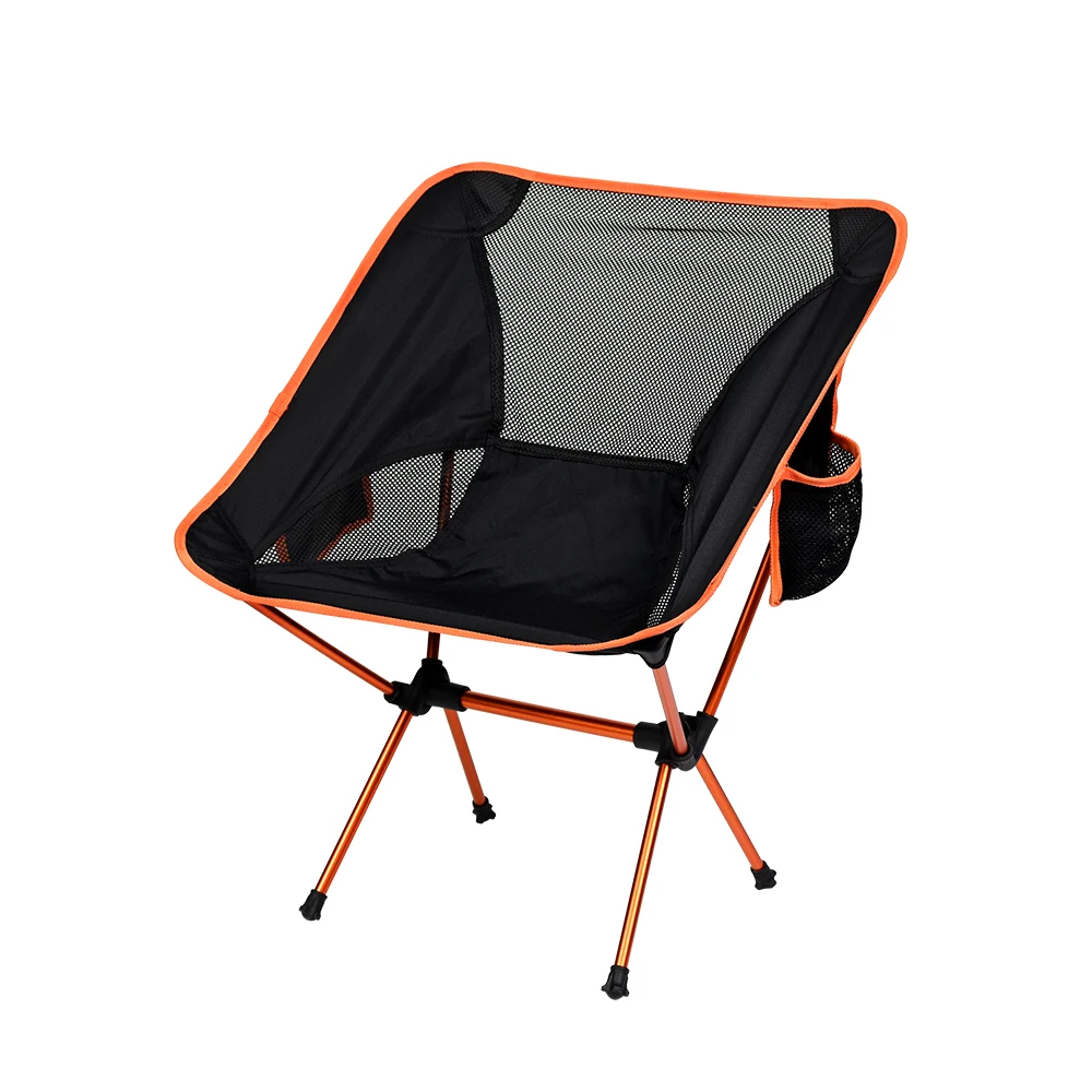 Outdoor camping portable folding chair aluminum frame 900D oxford fabric with - £43.58 GBP
