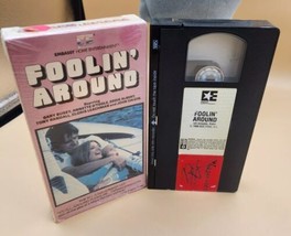 Foolin&#39; Around VHS cassette embassy home entertainment gary busey cult c... - $21.24