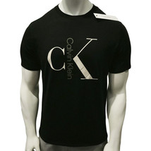 Nwt Calvin Klein Msrp $54.99 Men&#39;s Black Crew Neck Short Sleeve T-SHIRT Size M L - £16.79 GBP
