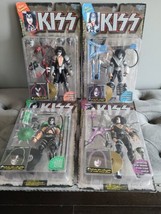 Kiss Band Action Figures Set Of 4 NEW 1997 - £74.73 GBP