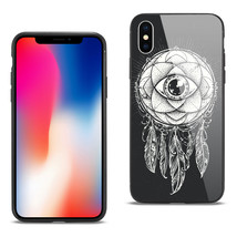 [Pack Of 2] Reiko iPhone X / iPhone XS Hard Glass Design TPU Case - £20.19 GBP