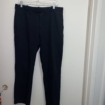 Van Heusen Men’s Dress Pants 34x30 Black Flex Straight - £11.38 GBP