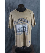 Dallas Cowboys Shirt  (VTG) - Stone Wash Beige by Nutmeg - Men&#39;s Large - $91.22 CAD