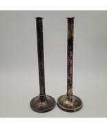 Nathan Straus &amp; Sons Silver-Plated Candlestick For The Waldorf Astoria c... - €85,38 EUR