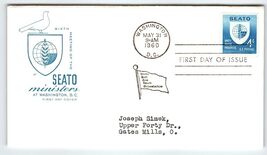 Scott #1172 1960 SEATO 4c Unity Peace Progress First Day Cover FDC - $8.09