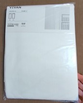 Ikea VIVAN White Curtain Drape 2PC Panels 57 x 98.5 - NIP - $25.15