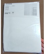 Ikea VIVAN White Curtain Drape 2PC Panels 57 x 98.5 - NIP - £19.67 GBP