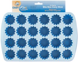 Wilton Easy Flex Silicone 24-Cavity Bite Daisy Pan - $6.99