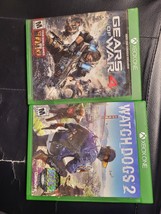 LOT OF 2: Gears of War 4 - Xbox One Console Exclusive + WATCH DOGS 2 (Xbox One) - £5.91 GBP