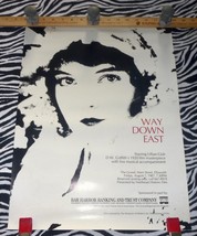 Way Down East, Lillian Gish - Film Restoration Promo Poster 16x21 (1987) - £27.74 GBP