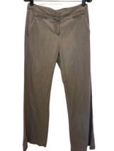 Theory Cotton/Silk Grey Wide Leg Trousers Pants Distress Pocket Size 6 - $19.79