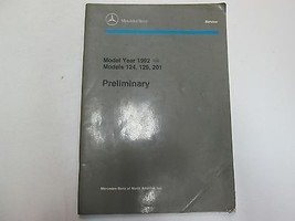 1992 MERCEDES Models 124 129 201 Prelim Introduction into Service Manual WORN - $40.08