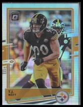 2020 Donruss Optic #85 T.J. Watt - £3.21 GBP