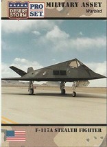 F-117A Stealth Fighter 1991 Pro Set Desert Storm # 233 - £1.36 GBP