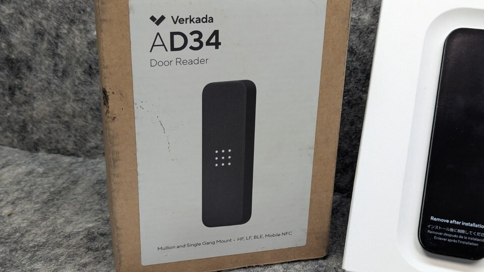 New/Open Box Verkada AD34 Multi-Format Card Door Reader AD34-HW Item image 2