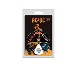 AC / Dc Set 6 Lenticulaire Mouvement Pics / Médiators Autoroute À Enfer ~ - $14.84