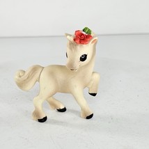 Josef Originals or George Good Unicorn Flower Figurine Bisque - £31.26 GBP