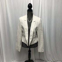 Apt. 9 Size 16 Gray White Silver Sparkle Open Front Short Women&#39;s Blazer... - $16.66