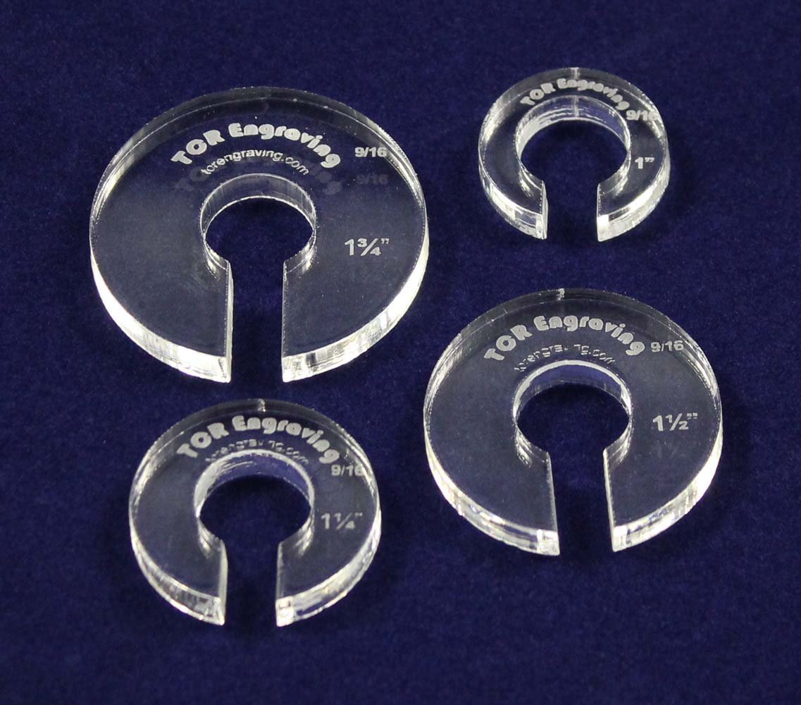 4 Hopper Foot Offsets for 9/16&quot; Foot - Template - Quilting - $10.99