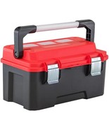 CRAFTSMAN Tool Box, Lockable, 20 in., Plastic. Red/Black (CMST20320L) - $53.42