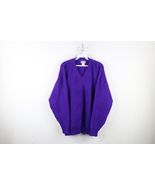 Vintage 90s Streetwear Womens 3XL Diamond Chunky Ribbed Knit V-Neck Swea... - $1,080.03 MXN