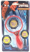 Marvel Ultimate Spider Man Magnifying Glass Kids Toy Plastic Lens Easy G... - $4.34