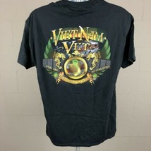 Vietnam Vet Gildan Men’s T-shirt Size L Black QE15 - $7.42