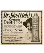 Dr Sheffield Dentrifice 1897 Advertisement Victorian Toothpaste Dental A... - €17,04 EUR