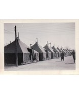 Vintage Army Tent’s Lined Up Overseas WWII  1940’s - $9.51 CAD