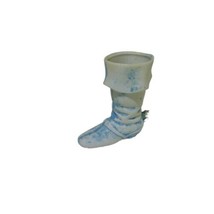 VTG Blue Ceramic Spurs Boot Small Vase 3”x3” Decor Collective -Made in Japan - £8.93 GBP