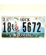 2016 United States Wyoming Crook County Truck License Plate 18 5672 - €12,88 EUR
