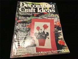 Decorating &amp; Craft Ideas Magazine June 1980 Cross-Stitch, Macrame - £8.01 GBP