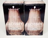 2x Schwarzkopf Glossify Customizable Color Gloss DARK ASH BLONDE - £12.08 GBP