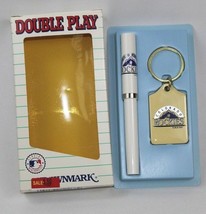 Vintage Colorado Rockies MLB 1991 Crownmark Pen Double Play Set Pen &amp; Ke... - £9.89 GBP
