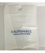 VTG department store plastic shopping bag Kaufmann&#39;s always something ex... - $367.98 MXN