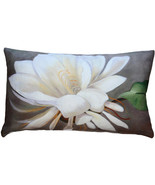 Cactus Flower 12x20 Throw Pillow, with Polyfill Insert - £47.92 GBP