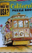 California Puzzle Book: Which Way USA? [Paperback] Andrew Gutelle and Ra... - $5.89
