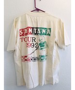 Vintage Carlos Santana Tour Tee Shirt 1992 Large Single Stitch Guitarist... - $649.66 CAD