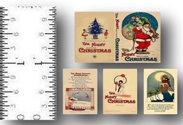Handcrafted 1:12 Scale Miniature Book The Night Before Christmas 1917 Dollhous - £32.04 GBP